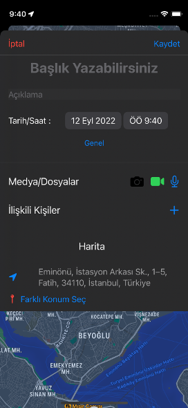 LogBook ekran önizleme