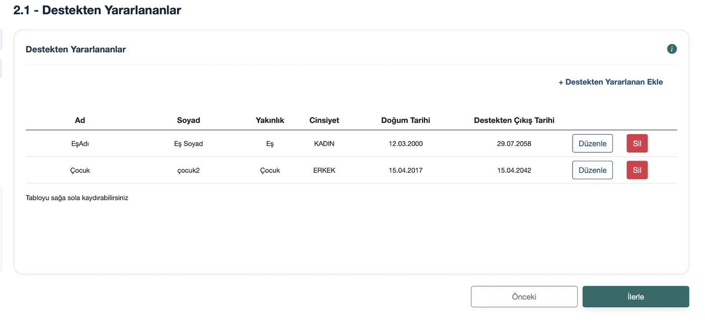 TazminApp destekten yoksun kalma hesabı: Hak sahipleri listesi