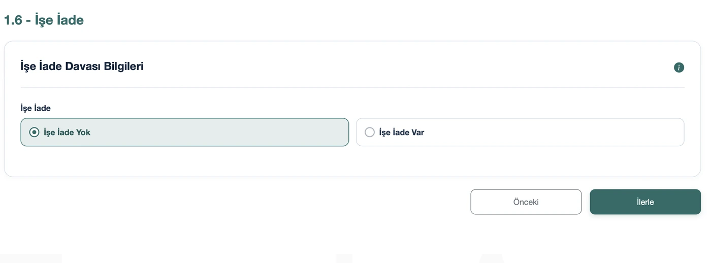 TazminApp ihbar tazminatı hesabı: İşe iade durumu