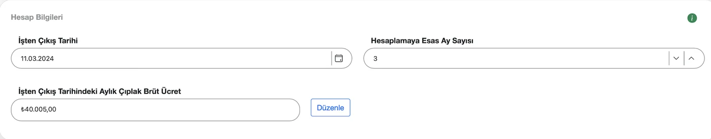 TazminApp asker dönüşü işe başlatılmama hesabı: İşten çıkış tarihi