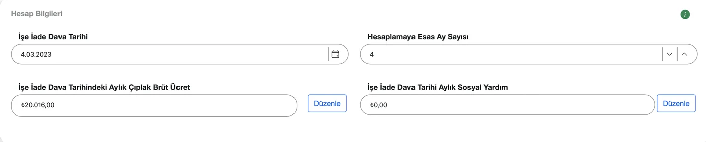 TazminApp boşta geçen süre hesabı: Dava tarihi ve ücret
