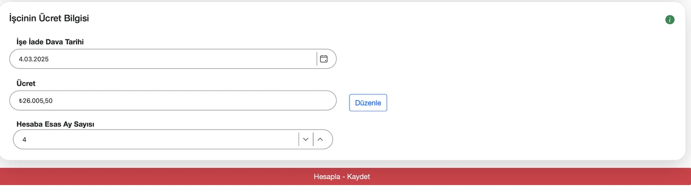 TazminApp iş güvencesi hesabı: Dava tarihi ve ücret