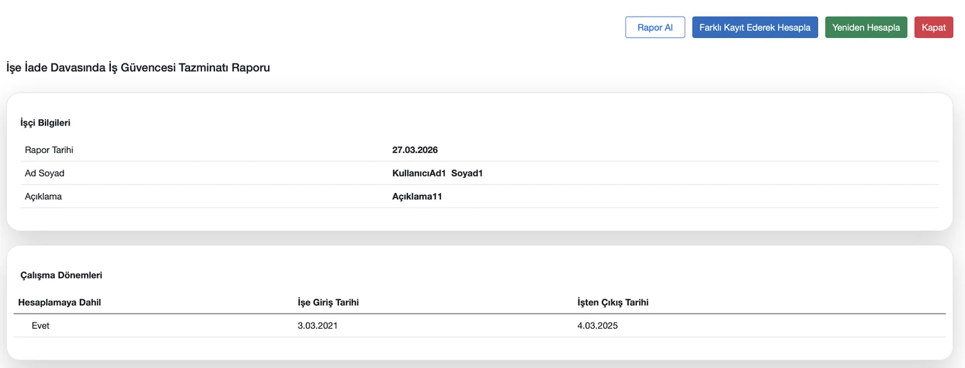 TazminApp iş güvencesi hesabı: Hesabın dayanakları