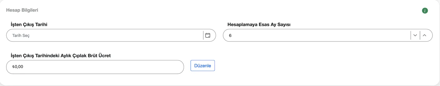 TazminApp maluliyet sonrası işe başlatılmama hesabı: İşten çıkış tarihi